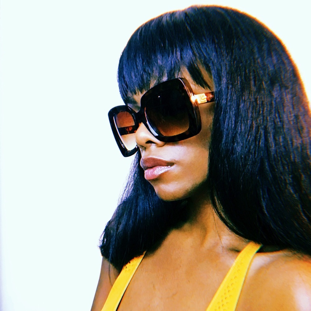 70’s square frame tortoise & Gold sunglasses